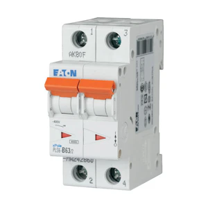 eaton Johdonsuojakatkaisija eaton pls6-c63/2 6ka 2-nap c 63a
