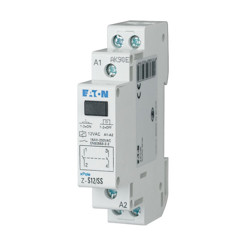 eaton Sysäysrele eaton z-s12/ss, 2s 12v 50hz