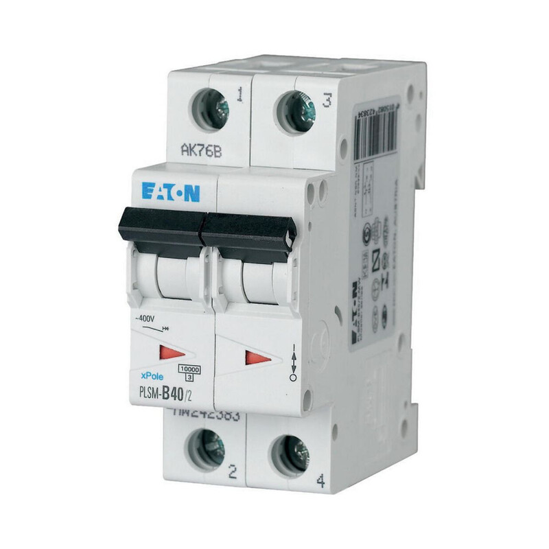 JOHDONSUOJAKATKAISIJA EATON PLSM-C40/2 10kA 2-NAP C 40A