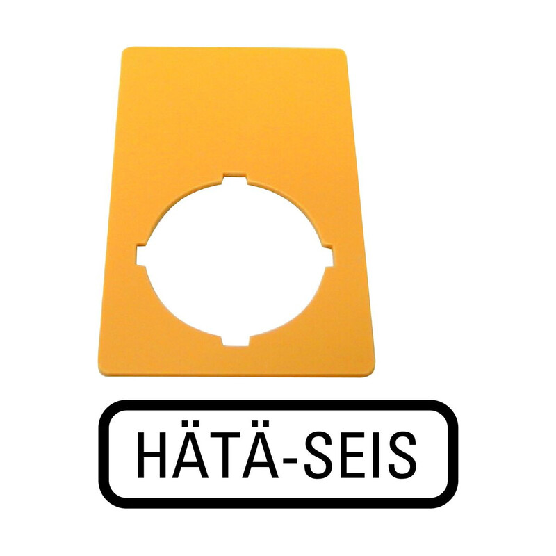 HÄTÄ-/SEIS-KILPI EATON M22-XZK-SF99 FI HÄTÄ-SEIS