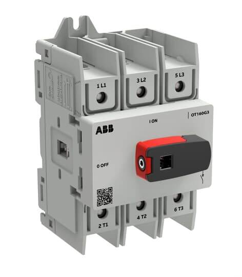 abb Kuormankytkin vipu ot plus 3-nap. 160a 415v ac-22a