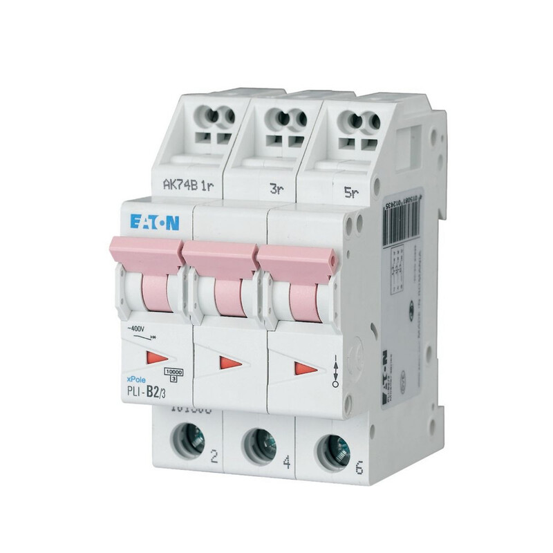 eaton Dvärgbrytare pli-c2/3, 10ka 3-nap c 2a