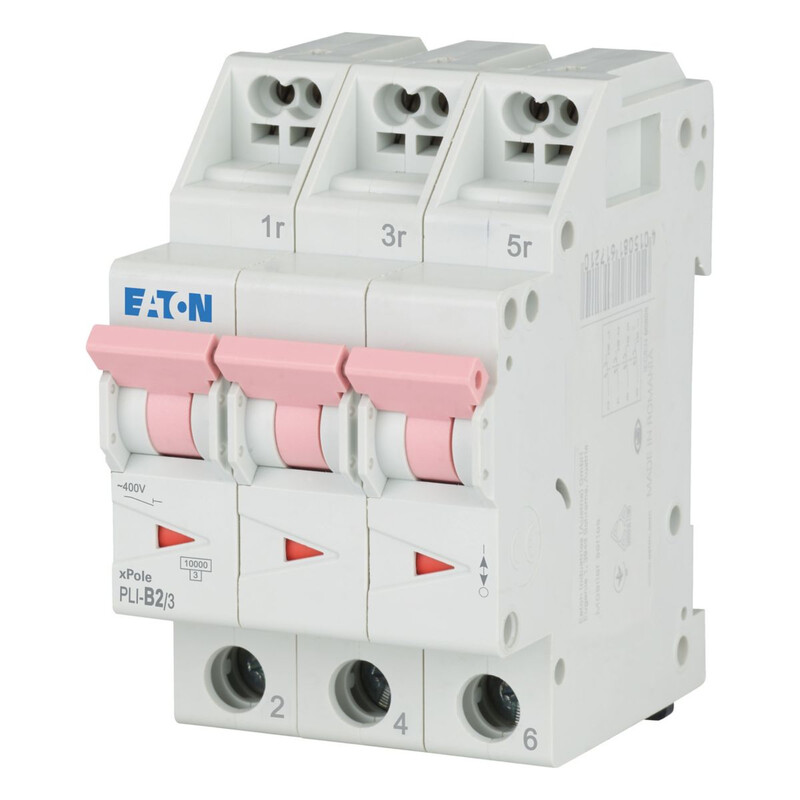 eaton Dvärgbrytare pli-b2/3, 10ka 3-nap b 2a