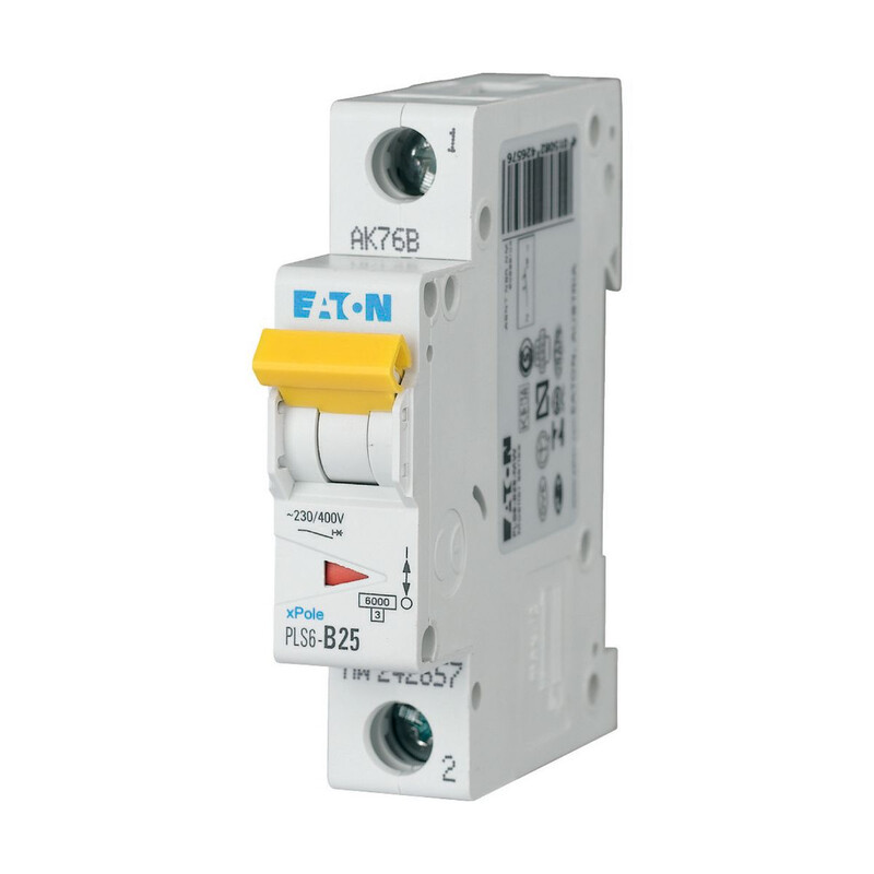 JOHDONSUOJAKATKAISIJA EATON PLS6-C25, 6kA 1-NAP C 25A
