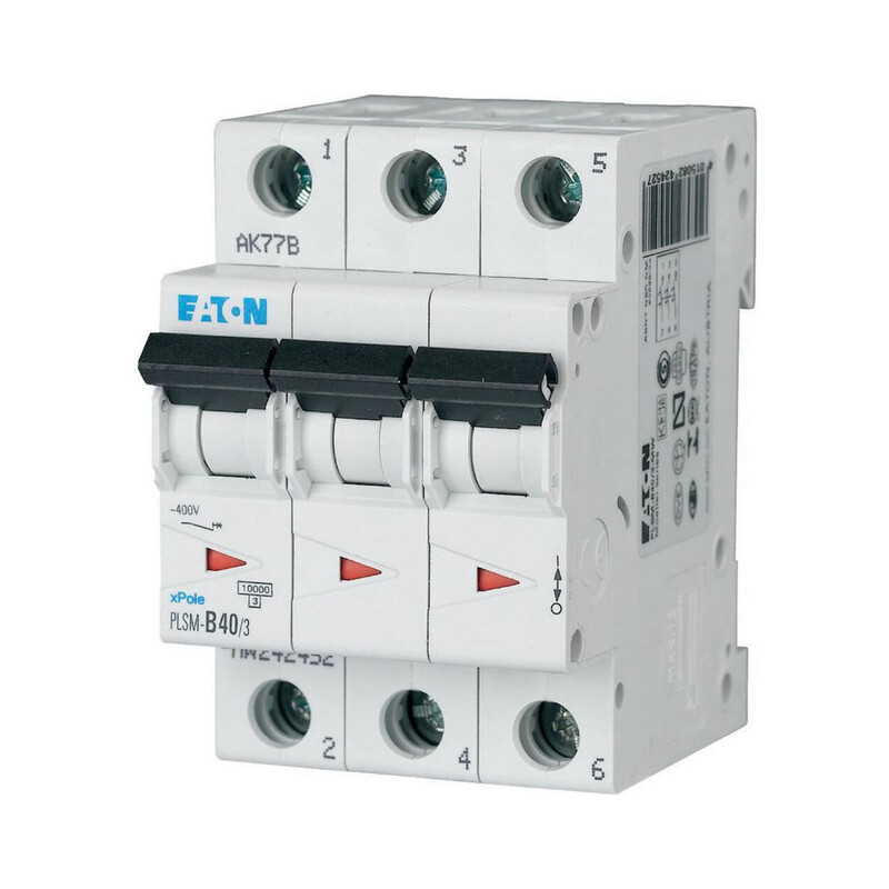 JOHDONSUOJAKATKAISIJA EATON PLSM-C40/3 10kA 3-NAP C 40A