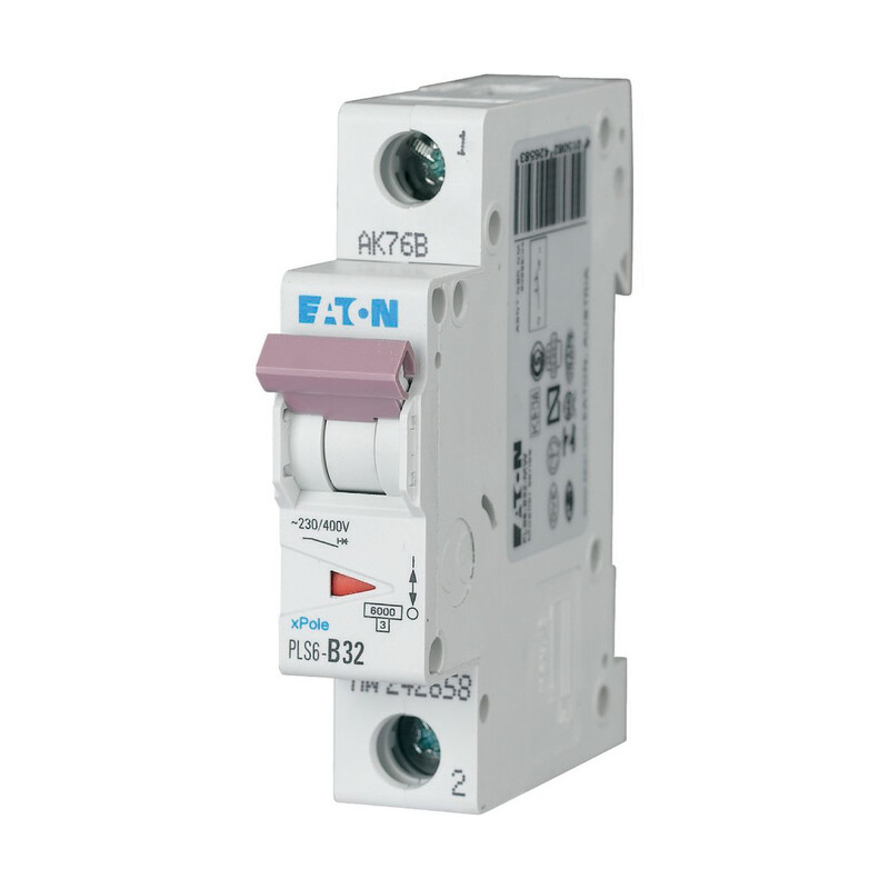 JOHDONSUOJAKATKAISIJA EATON PLS6-B32, 6kA 1-NAP B 32A
