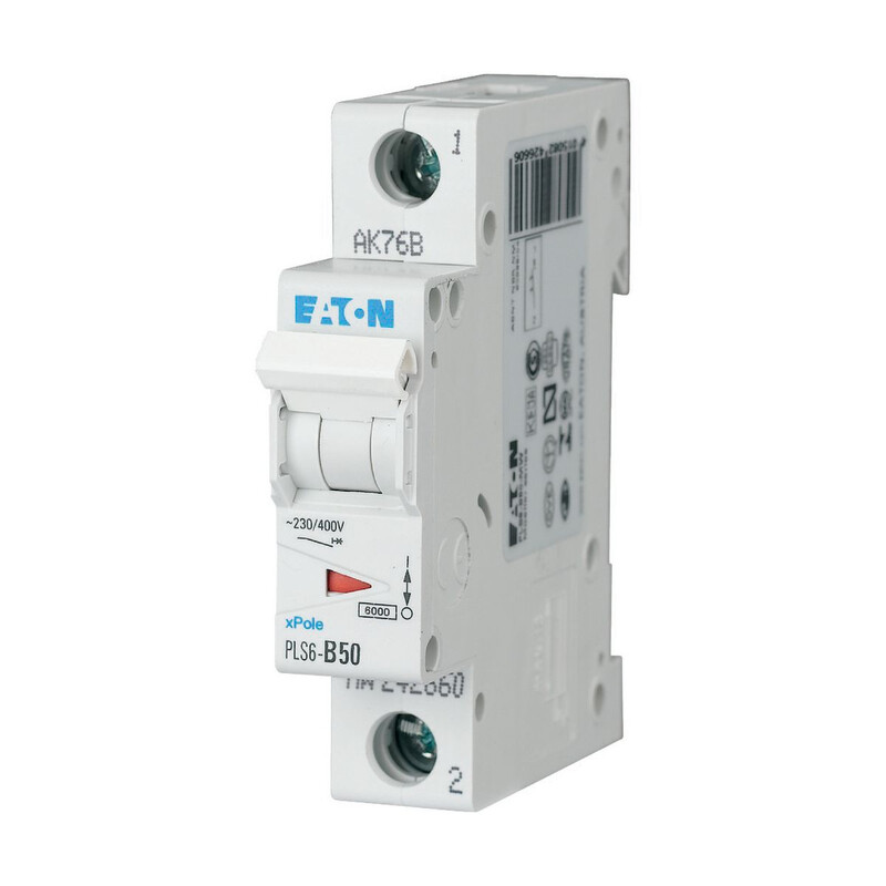 JOHDONSUOJAKATKAISIJA EATON PLS6-C50, 6kA 1-NAP C 50A