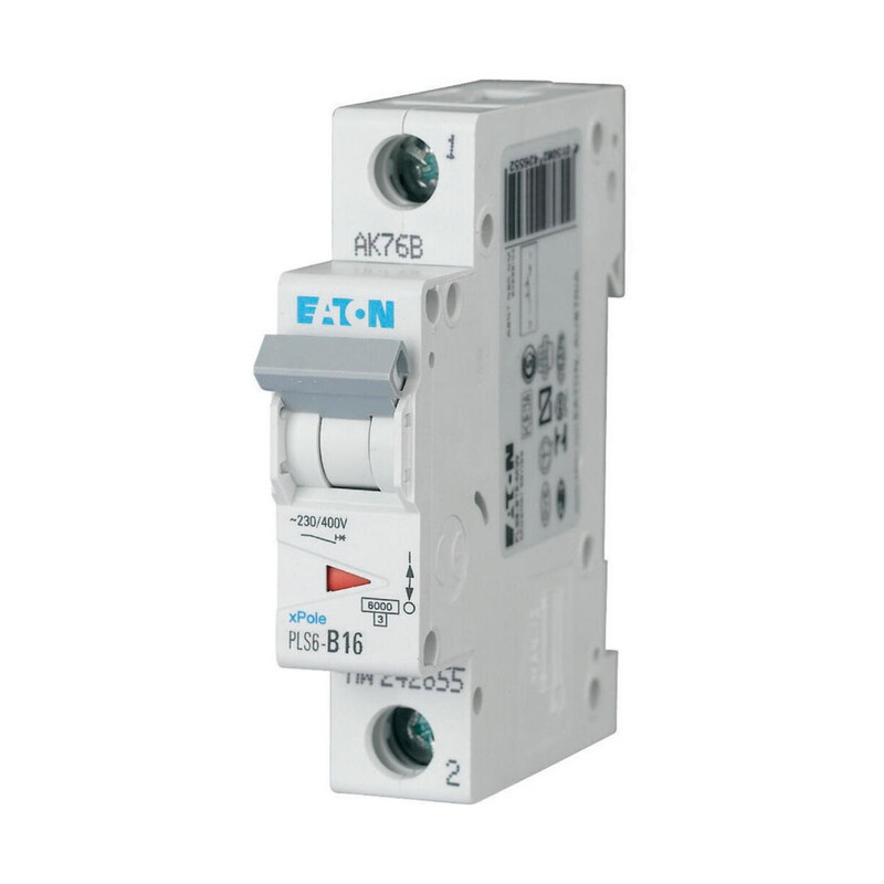 JOHDONSUOJAKATKAISIJA EATON PLS6-D16, 6kA 1-NAP D 16A