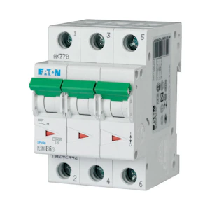 eaton Johdonsuojakatkaisija eaton plsm-c6/3 10ka 3-nap c 6a