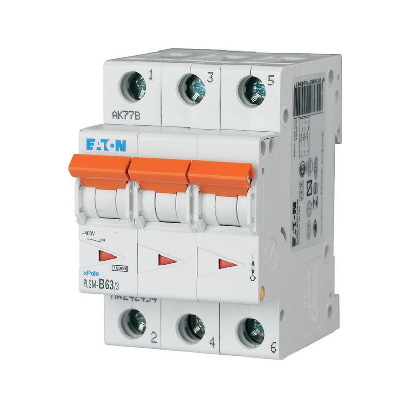JOHDONSUOJAKATKAISIJA EATON PLSM-C63/3 10kA 3-NAP C 63A