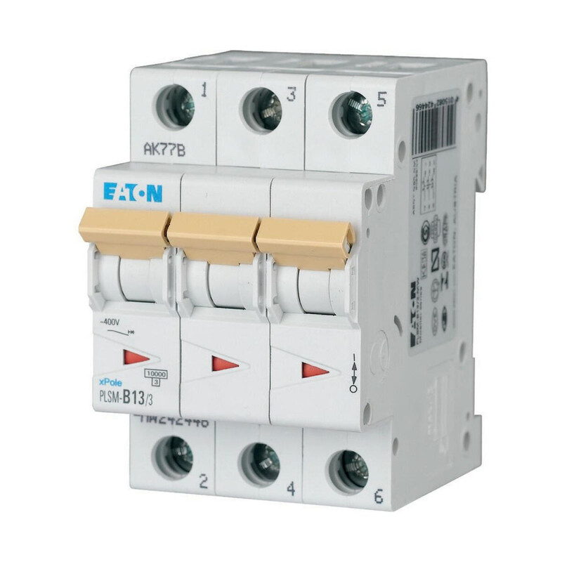 JOHDONSUOJAKATKAISIJA EATON PLSM-D13/3 10kA 3-NAP D 13A
