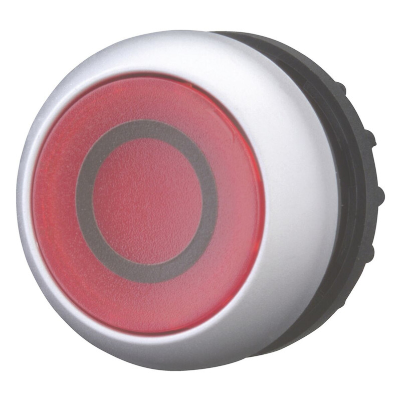 eaton Illum. push-butt.,flush,r m22-drl-r-x0