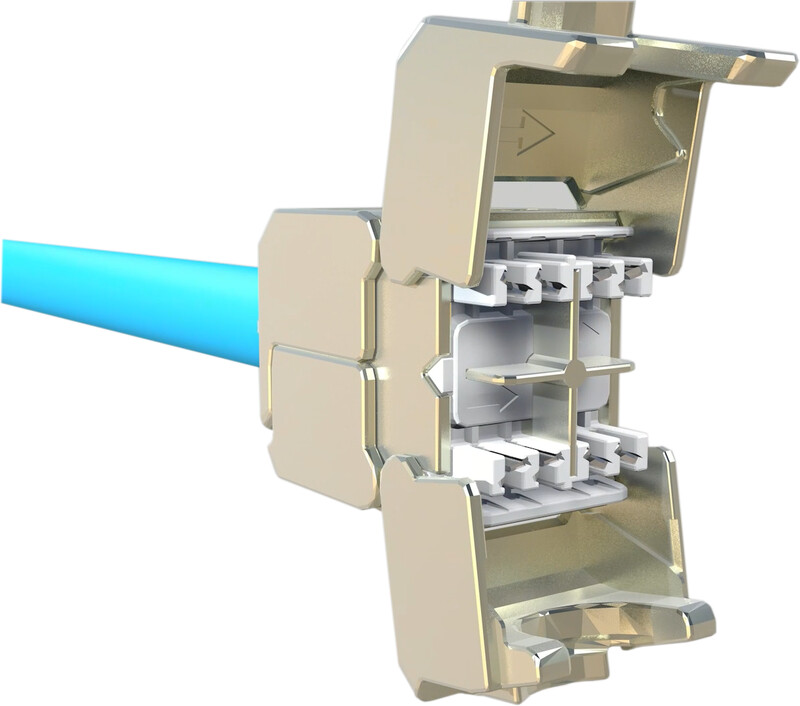 ADAPTERI CAT6A FTP JATKOLIITIN