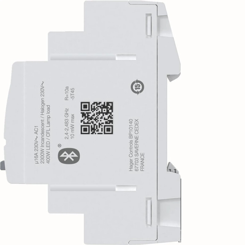 hager Digital ur cronotec egn400 4k/16a bt 4m din
