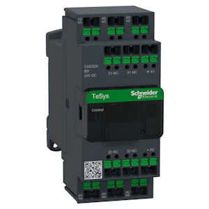 schneider electric Relay tesys 3no 2nc 3p 24vdc snap-in