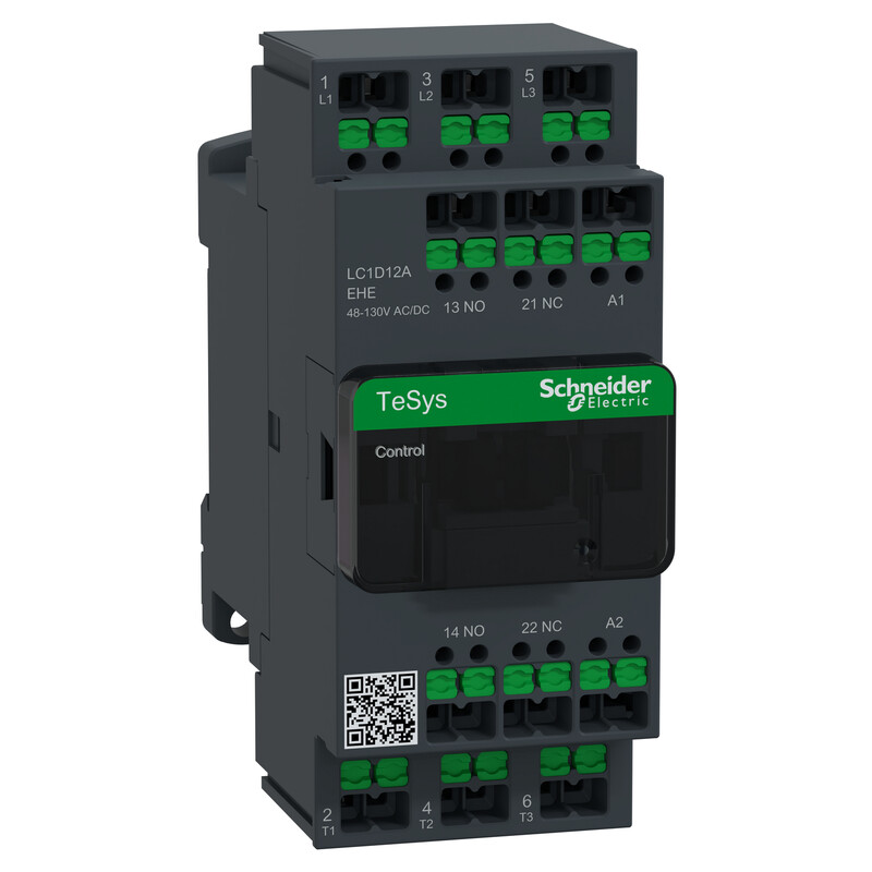 schneider electric Contactor tesys 12a 3p 48-130v ac/dc snap-in