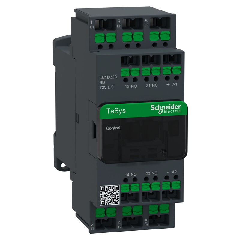 schneider electric Kontaktori tesys 32a 3p 72v dc snap-in