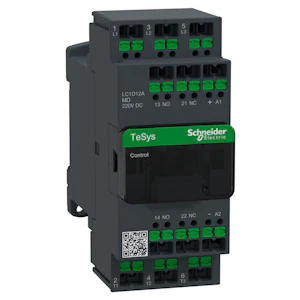 schneider electric Contactor tesys 12a 3p 220v dc snap-in