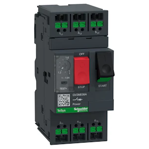 schneider electric Motor circuit-breaker tesys 3p, ac3, 1-1,6 a, snap-in