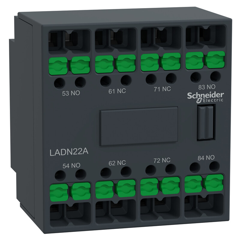 schneider electric Apukosketin tesys 2no 2nc snap-in
