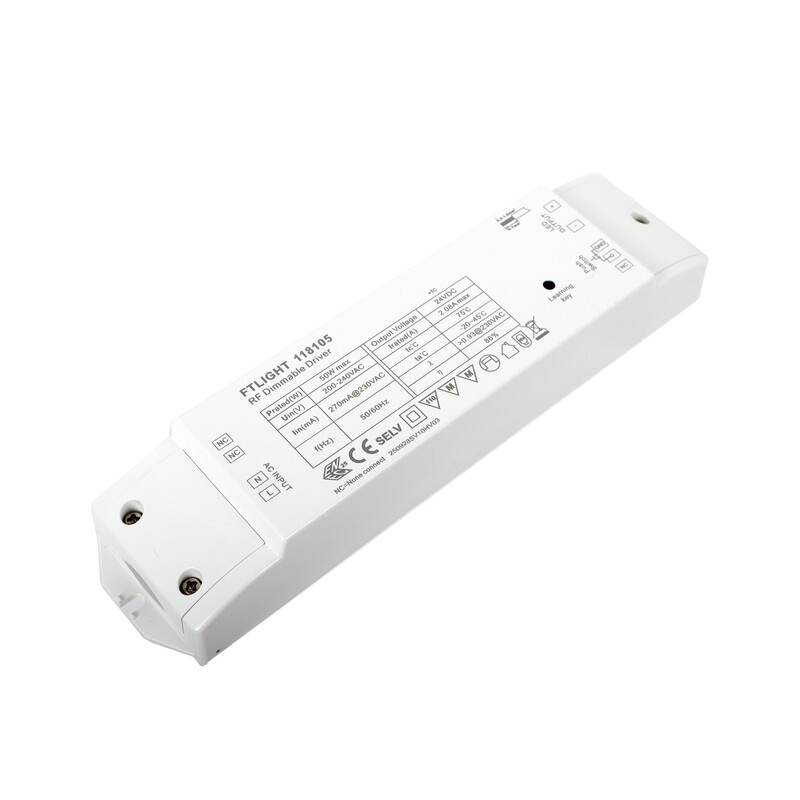 ftlight Ohjauskomponentti perfect vakiojännitelähde 24v rf 1-kan
