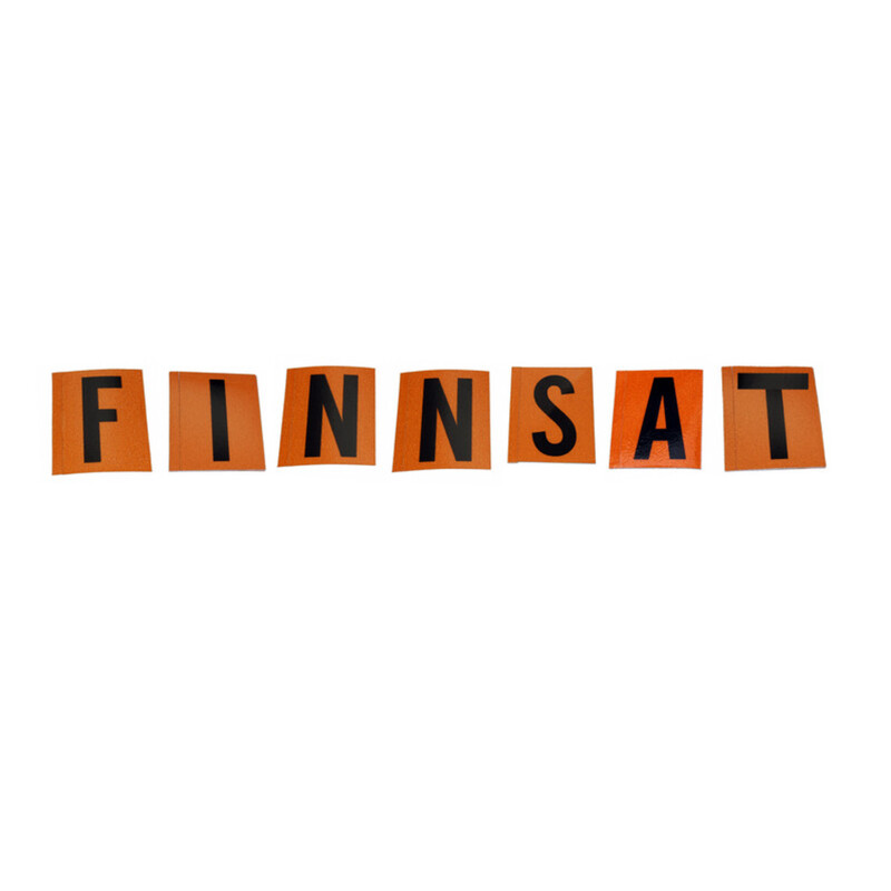 KLISTERMÄRKE 5005-ORANGE MÄRKE V