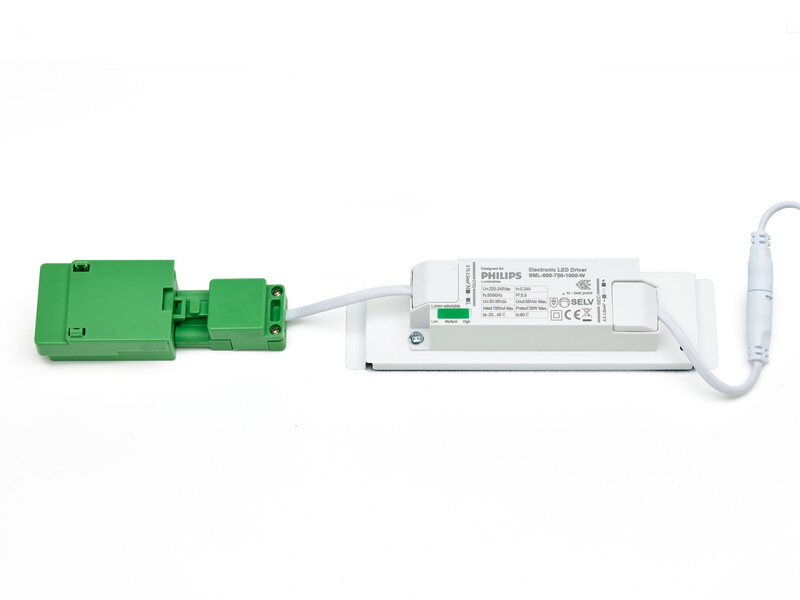 philips Uppoasennusval corel. recessed 3600-6000lm 840 600x600 noc