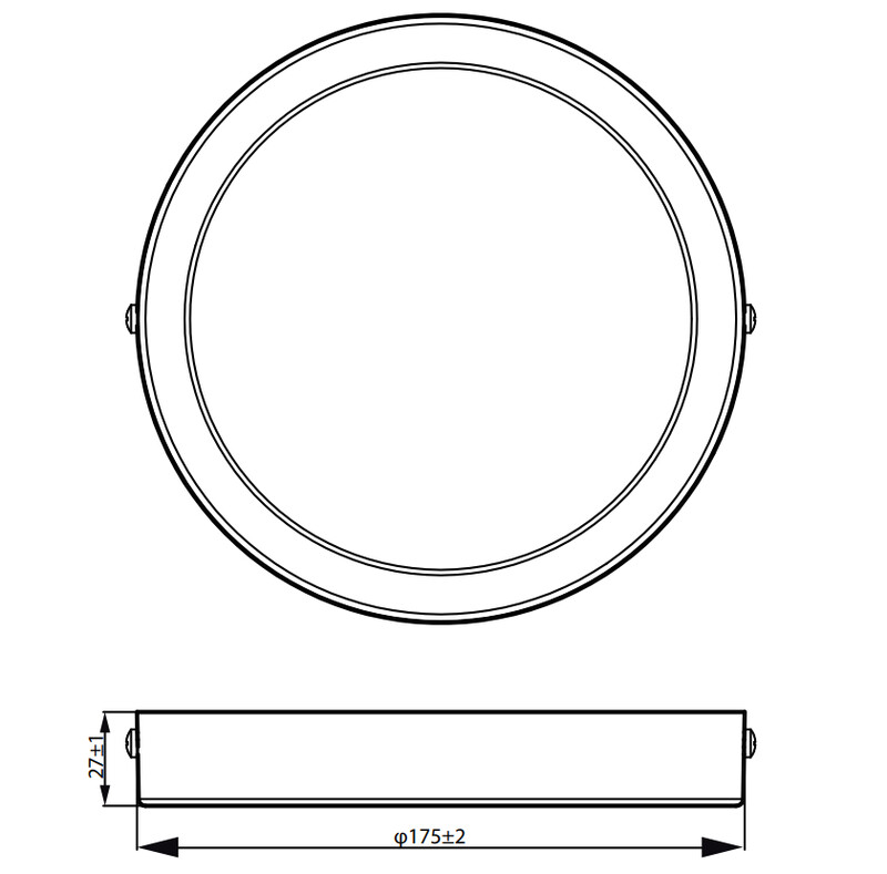 philips Downlight ledinaire 1200lm 830 12w on/off d175