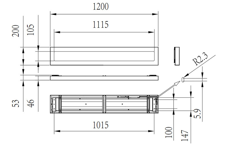 philips Pinta-as.val. coreline surface 3400-5700lm 830 20x120 dali oc