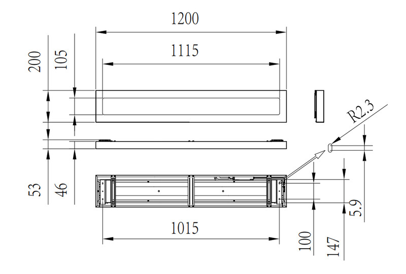 philips Srf mount lumi interact ready 4300lm 840 200x1200 oc ia