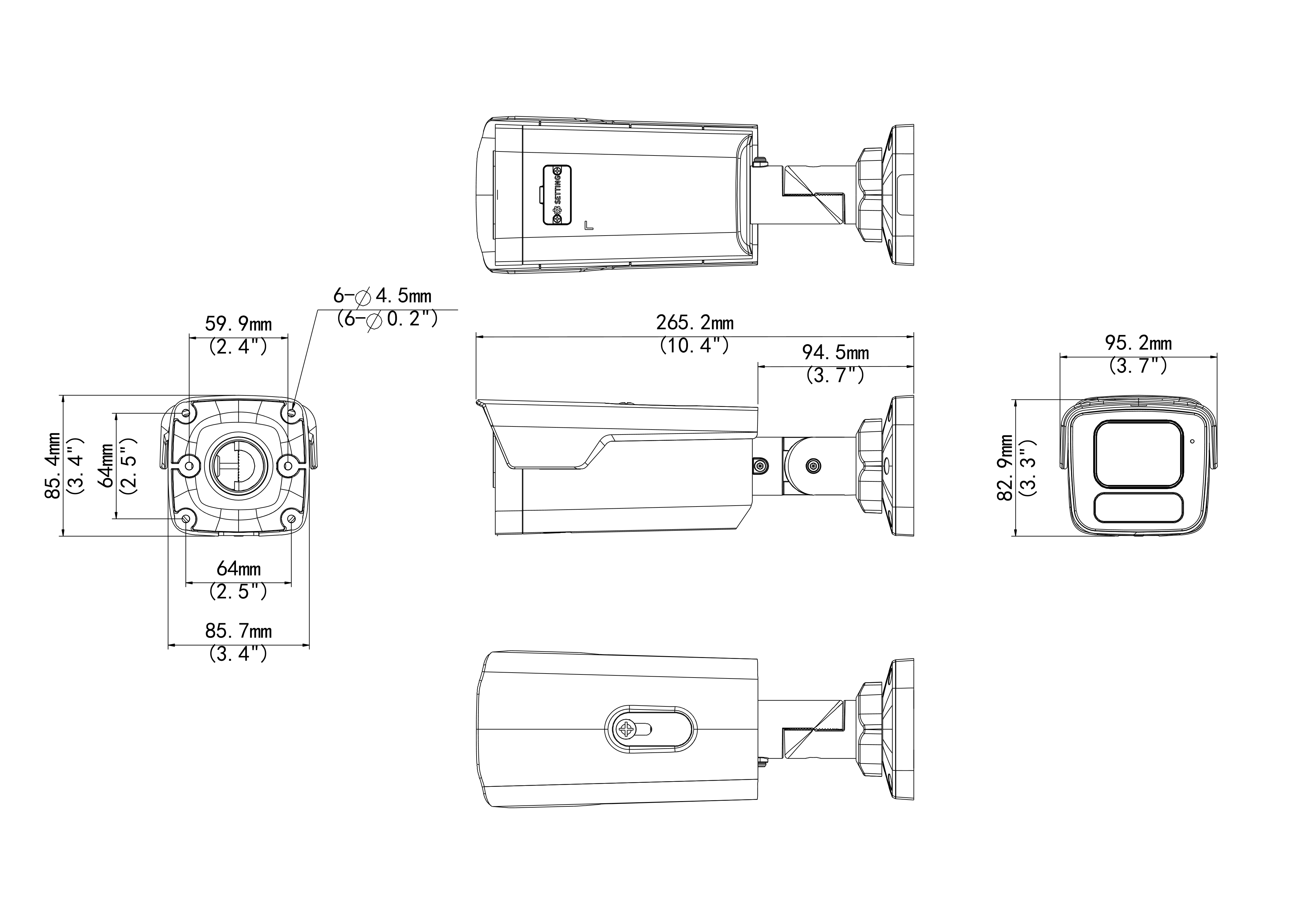 unv Camera-ip prime-iii 8mp bullet 4.0mm poe owlview+