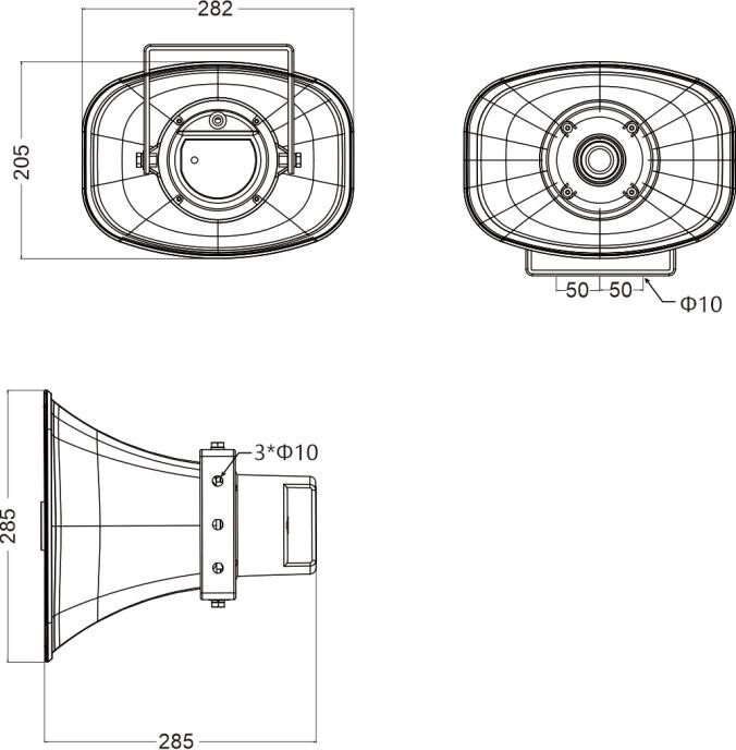 unv Speaker ip horn speaker 30w
