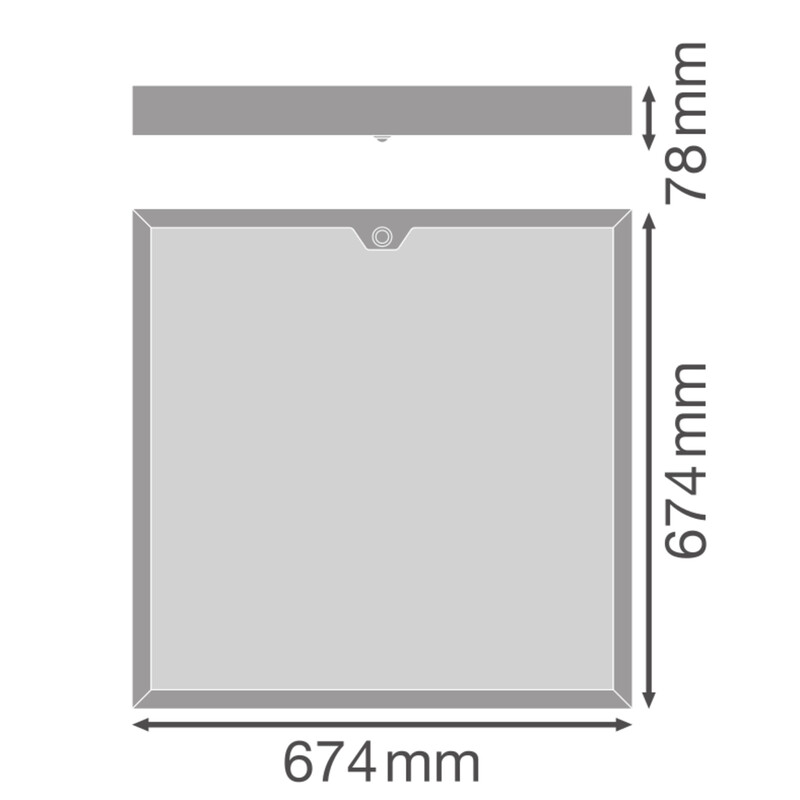 ledvance Sensor luminaire pl sf 600 31w cct ml mp pir