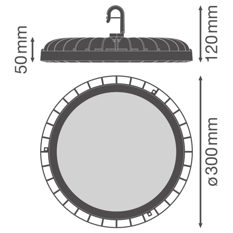 ledvance Höghöjdsarmatur high bay value hb comp 220w cct ml 110d ip65