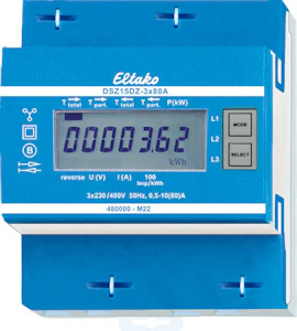 eltako Energiamittari eltako 15 2-suunt,3x80a,mid,4-din