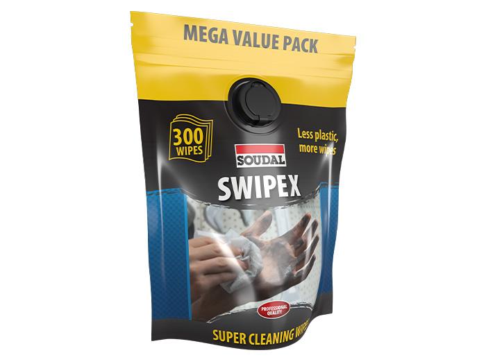 PUHDISTUSLIINA SOUDAL SWIPEX MEGA 300KPL VALKOINEN