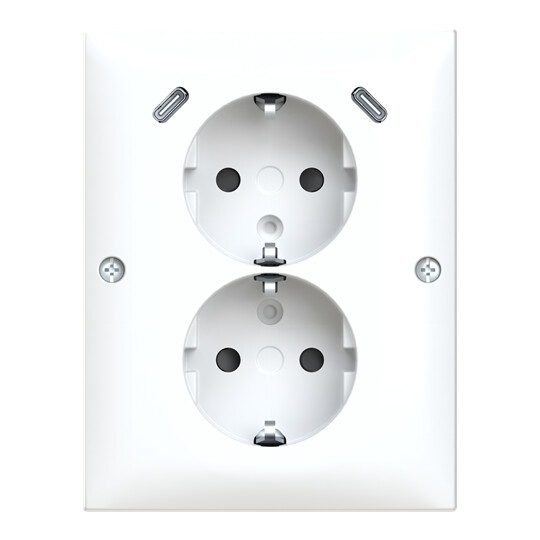 SOCKET OUTLET W USB SAGA SOCKET OUTLET W USB