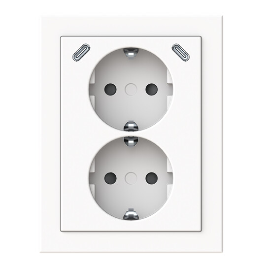 SOCKET OUTLET W USB IMPRESSIVO SOCKET OUTLET W USB