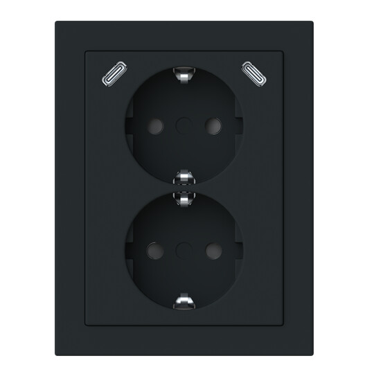 SOCKET OUTLET W USB IMPRESSIVO SOCKET OUTLET W USB