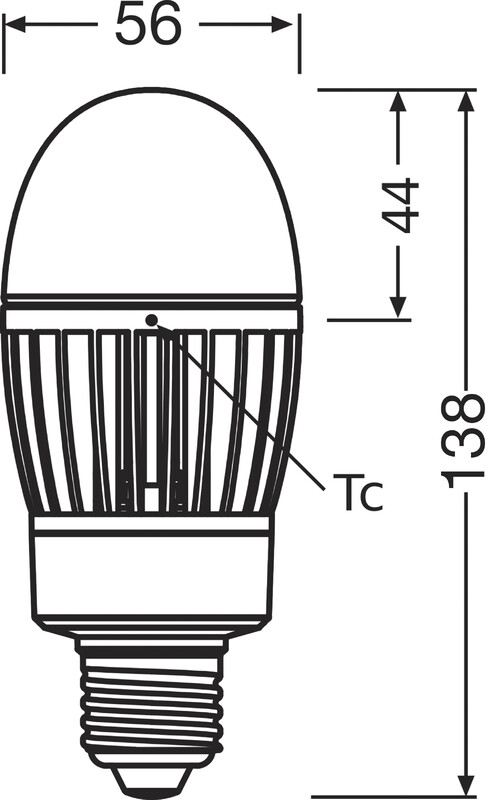 ledvance Led-lamp hql alu p 14,5w/827 1800lm e27