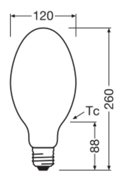 ledvance Led-lampa hql fil v 60w/827 8100lm e40