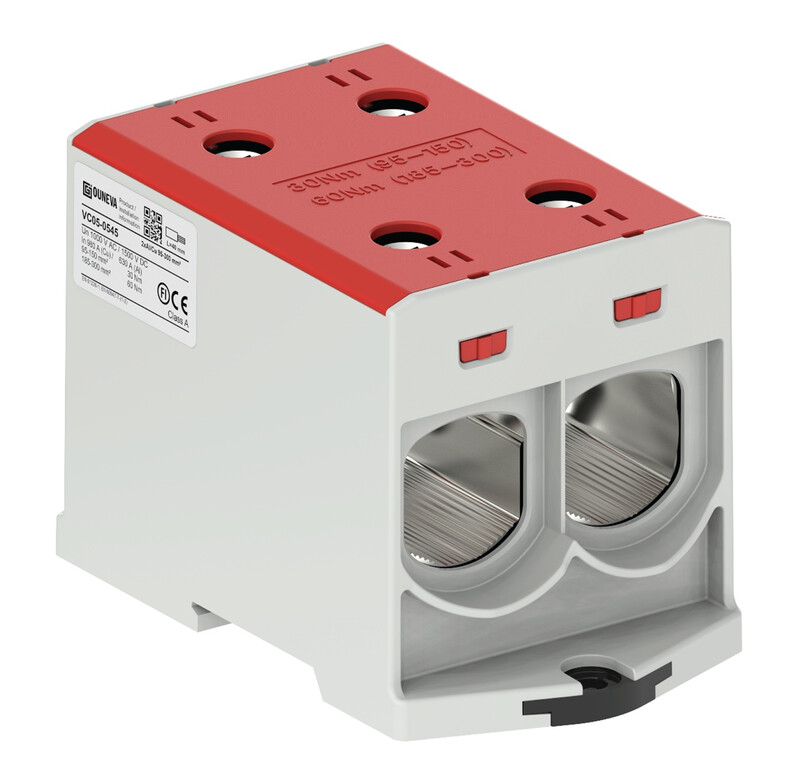 ouneva Universal connector otl otl 2xal/cu 95-300mm2 red