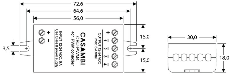 casambi Control unit cbu-pwm4-lr