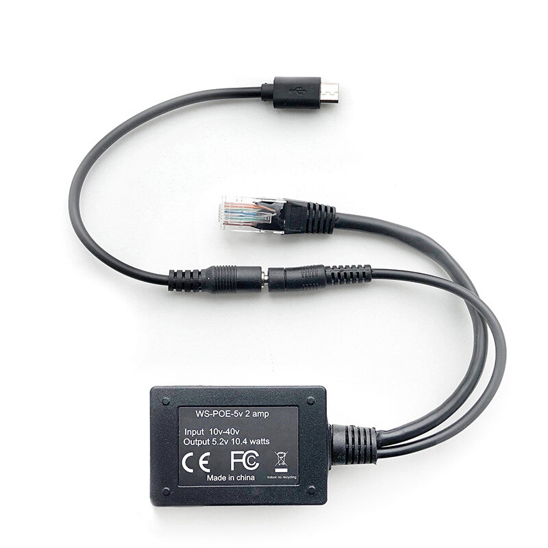VIRTALÄHDE POE POE VASTAANOTIN, MICROUSB, 24V