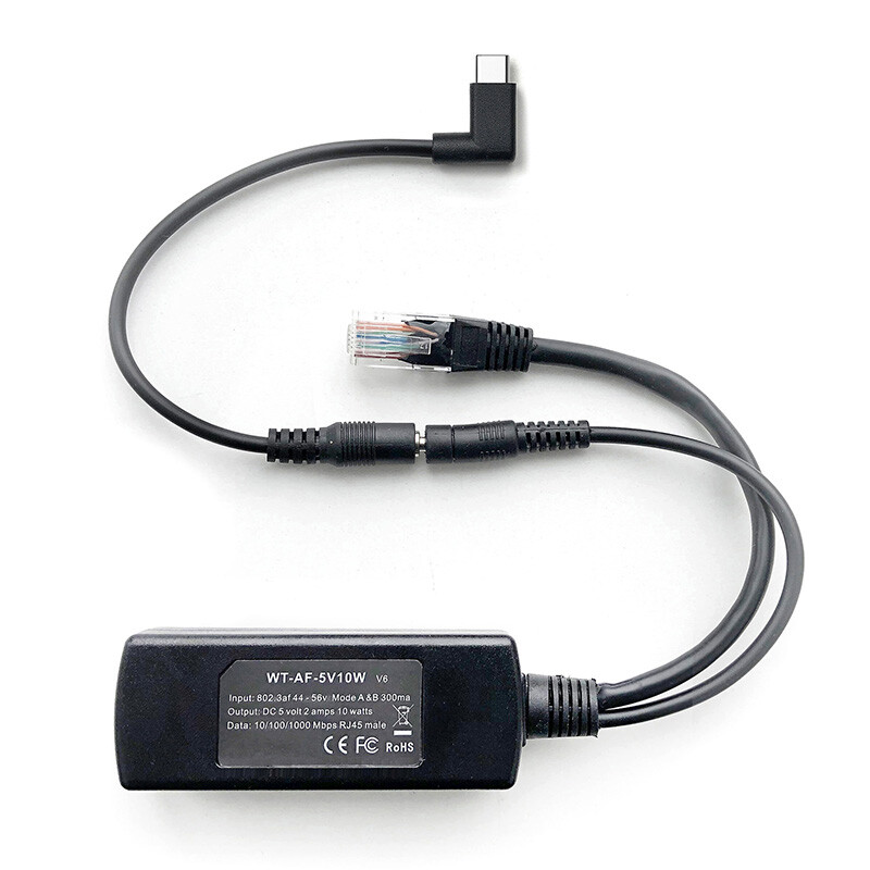 VIRTALÄHDE POE POE VASTAANOTIN, USB-C, 48V