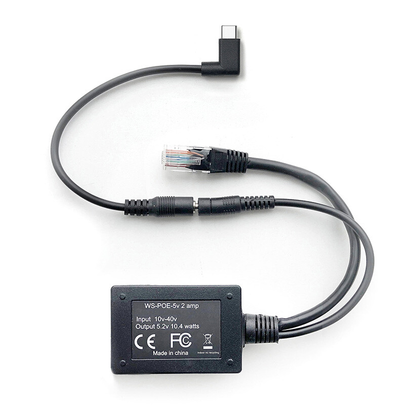 VIRTALÄHDE POE POE VASTAANOTIN, USB-C, 24V