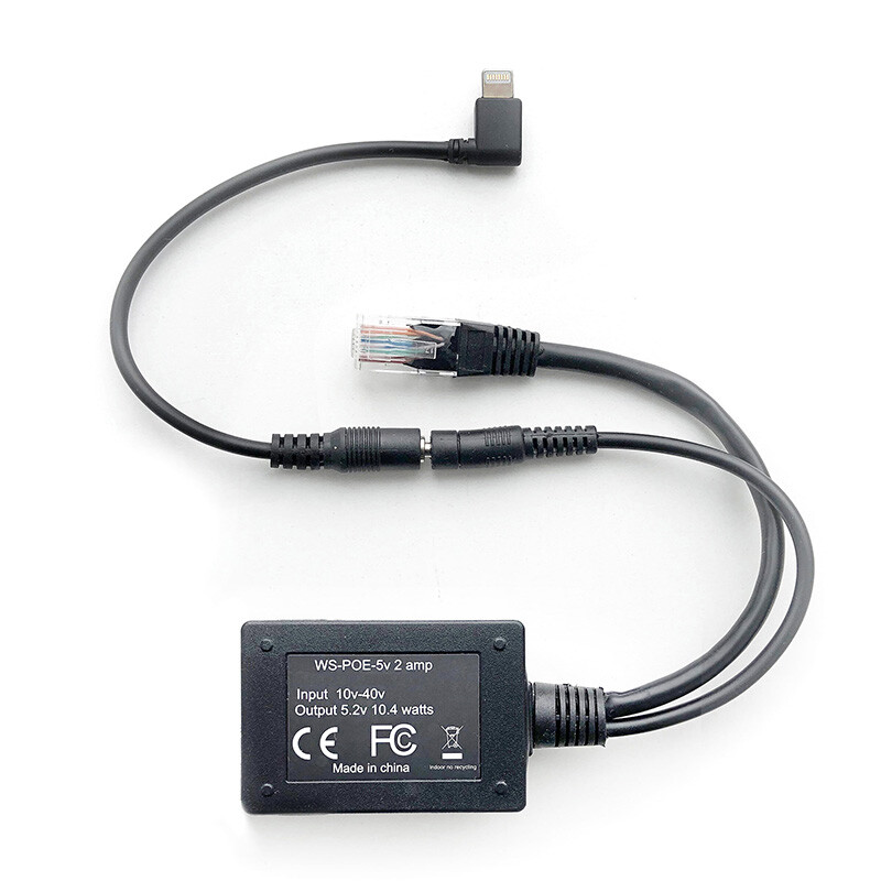 VIRTALÄHDE POE POE VASTAANOTIN LIGHTNING, 24V