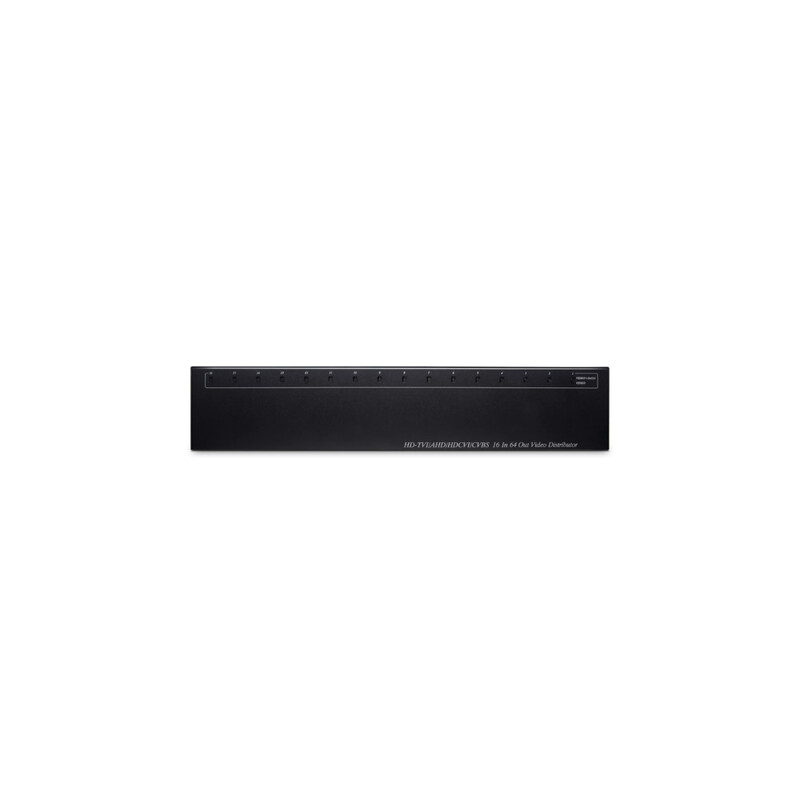 sc&t Video divider 16x64 hd-tvi/ahd/hdcvi/cvbs 2u