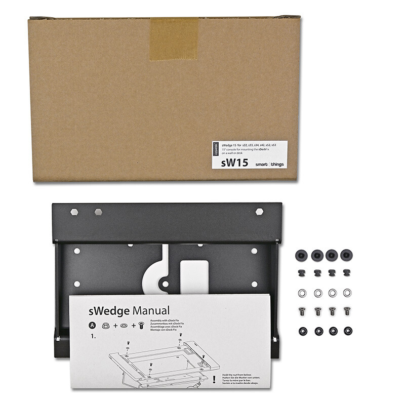 finnsat Seinäteline swedge sdock fix mini, kulma, 30 ast