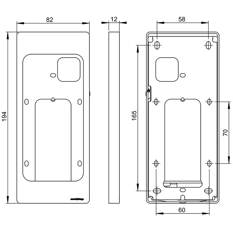 finnsat Seinäteline sdock nano sdock nano ip15, valkoinen